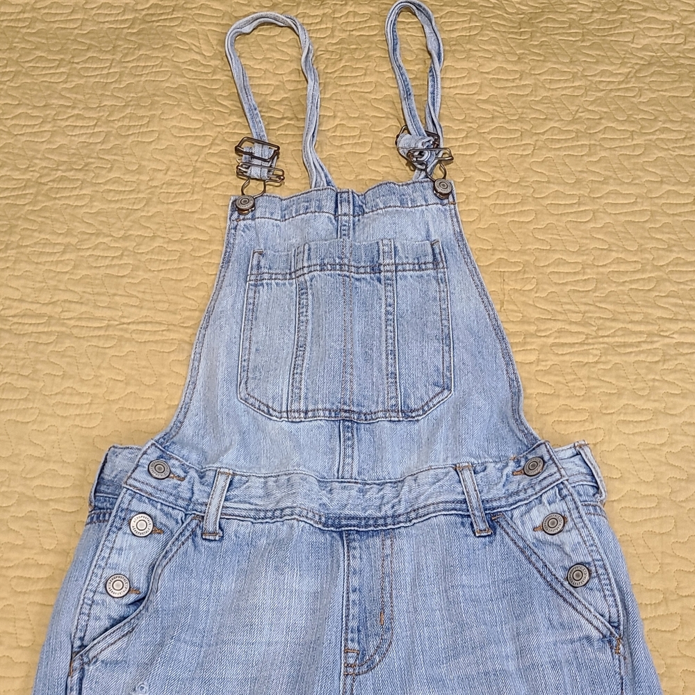 Aeropostale distressed denim overalls size S - Picture 4 of 10